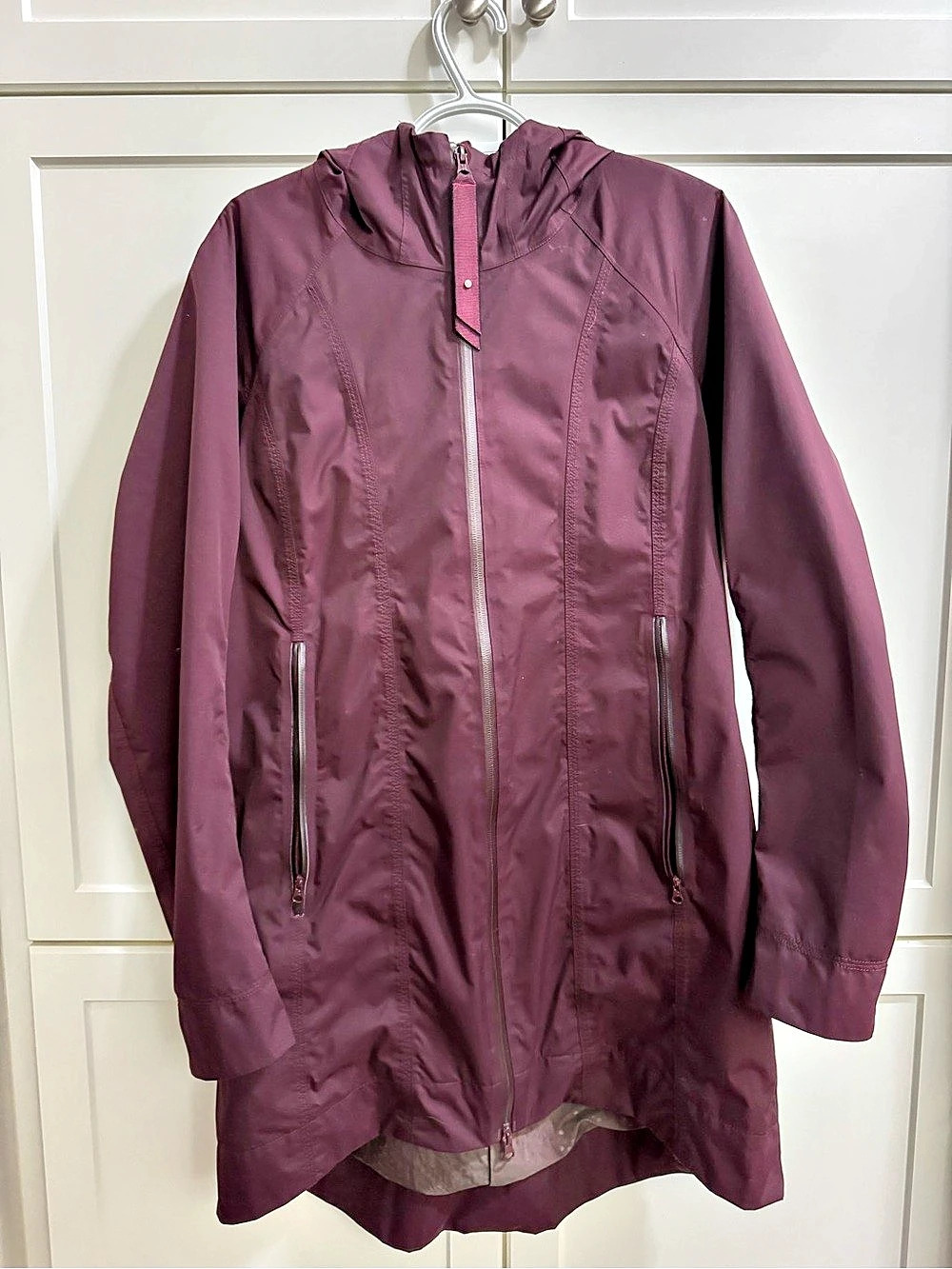 Lululemon Right As Rain Jacket Hooded Purple